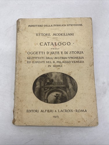 Ettore modigliani catalogo - -,