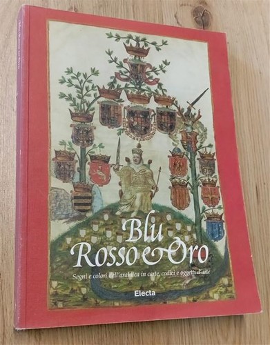 Blu rosso oro segni e - e,