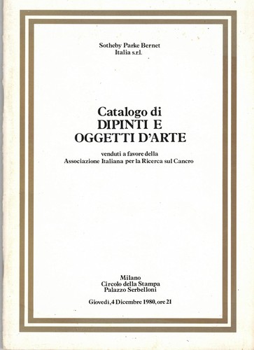 Catalogo dipinti oggetti - di,