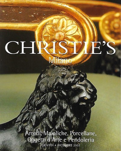 Christie arredi maioliche - christie's,